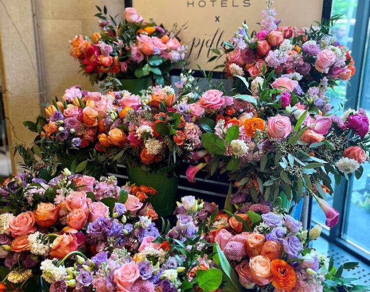 Loews Regency New York Hotel Mother's Day Brunch Floral Cart