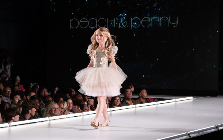 Models walk for Peach and Penny at Runway 7 NYFW Sony Hall Photo By Danielle MZ Bennett